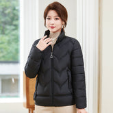 Stand Collar Cotton Clothing for Women