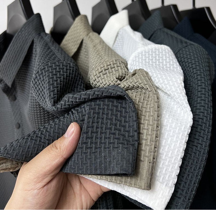 Mens Mesh Polo Shirt for Summer Wear