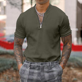 Casual Polo Shirt for Men Short Sleeve Top