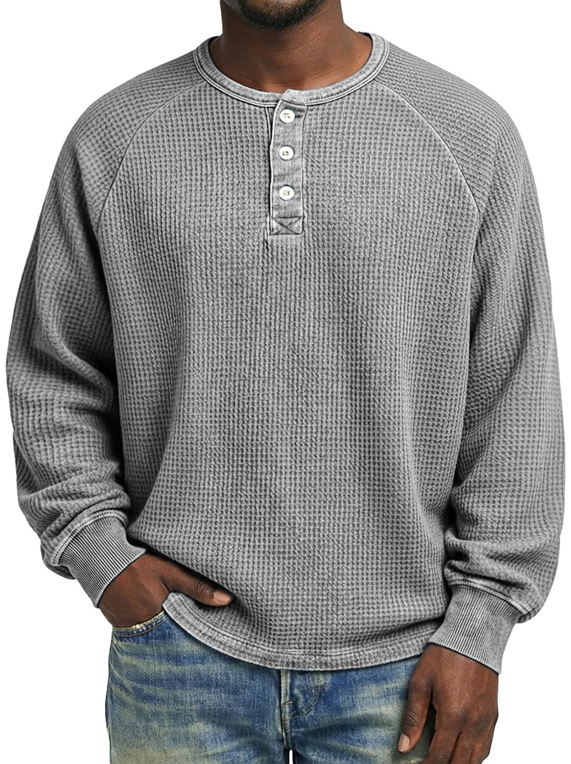 Mens Printed Long Sleeve Shirt