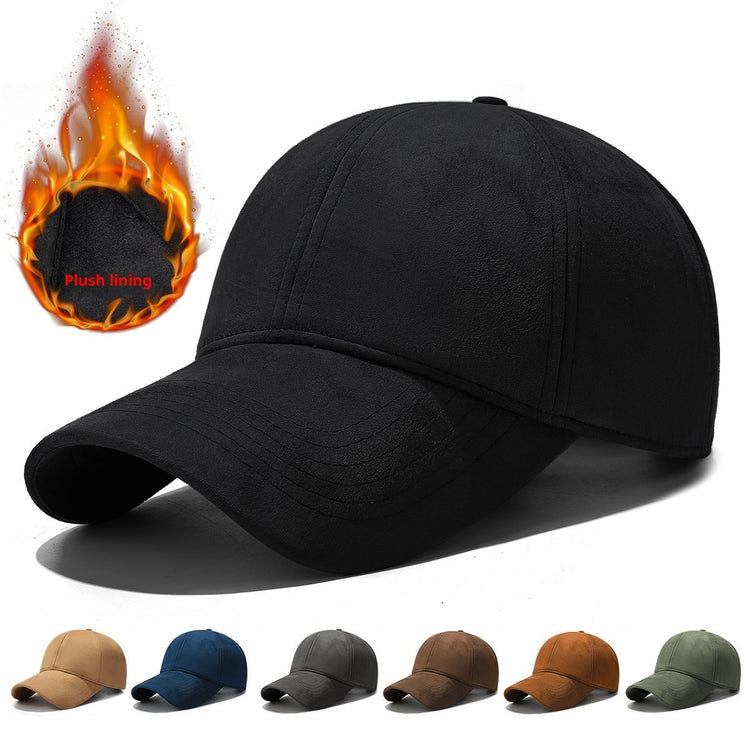 Fleece Lined Baseball Cap for Winter Warm Wear