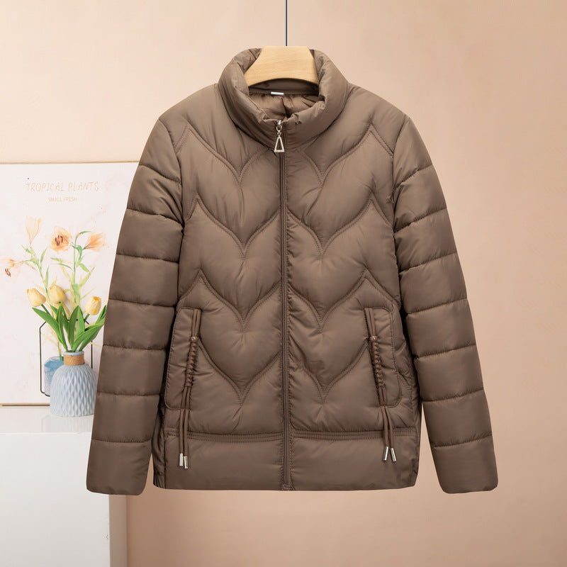 Stand Collar Cotton Clothing for Women