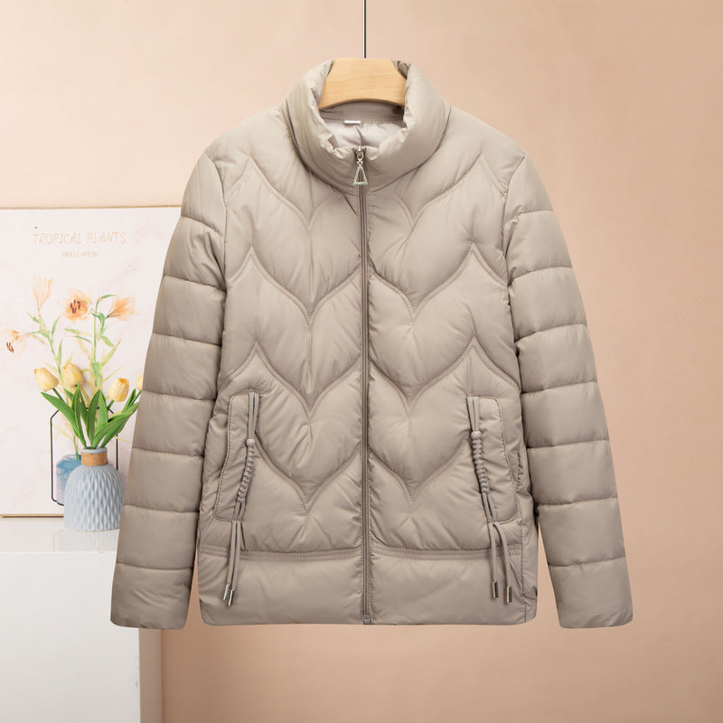 Stand Collar Cotton Clothing for Women