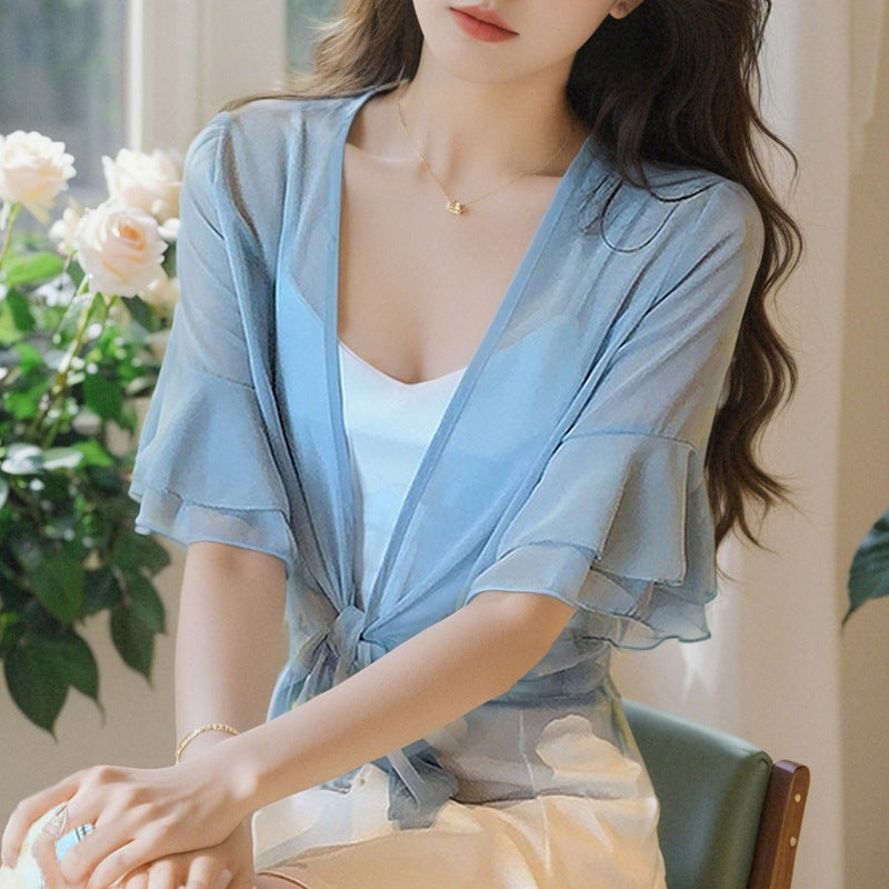 Women Thin Sun Coat for Sun Protection