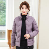 Stand Collar Cotton Clothing for Women