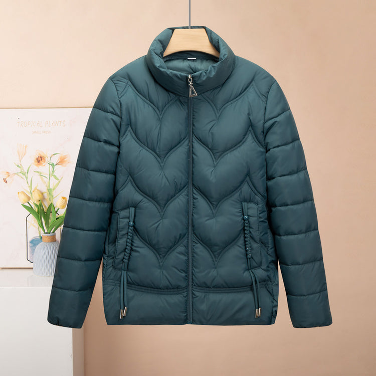 Stand Collar Cotton Clothing for Women