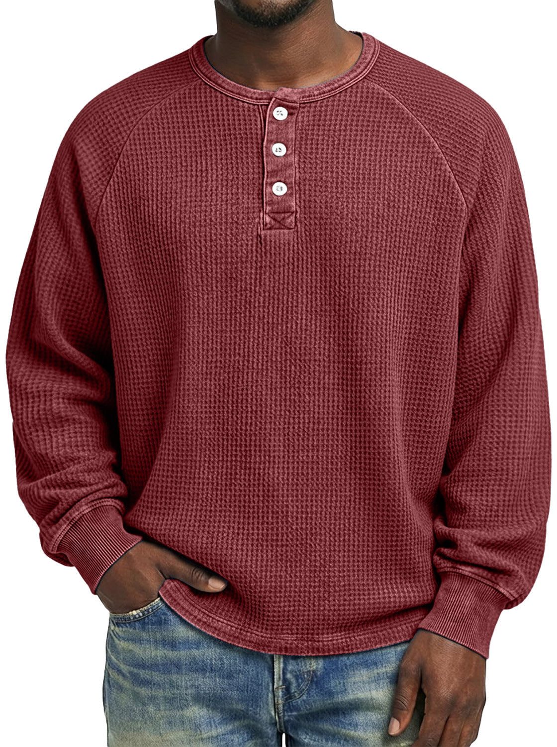 Mens Printed Long Sleeve Shirt